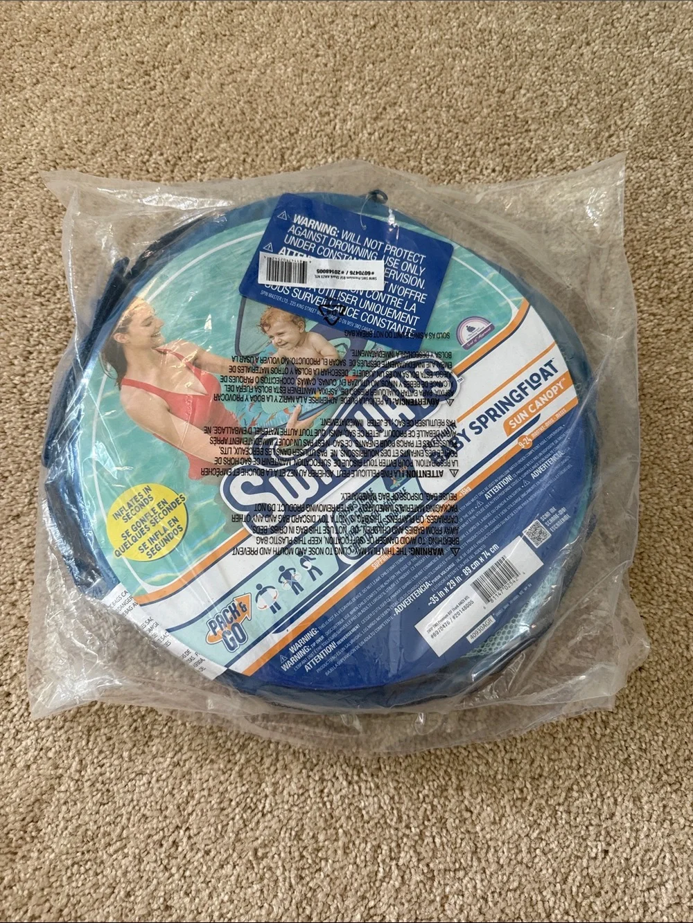 SpringFloat Sun Canopy by – Blue